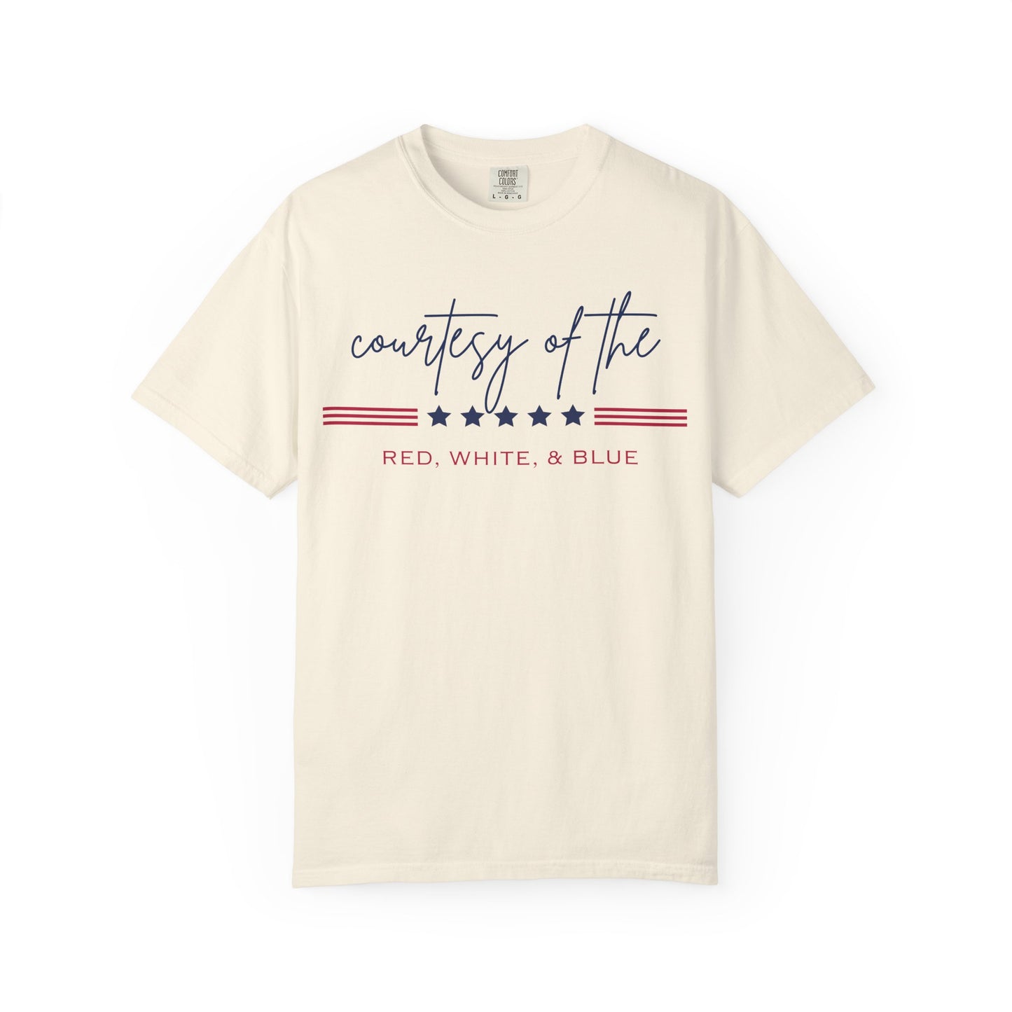 Courtesy of the Red, White & Blue Tee