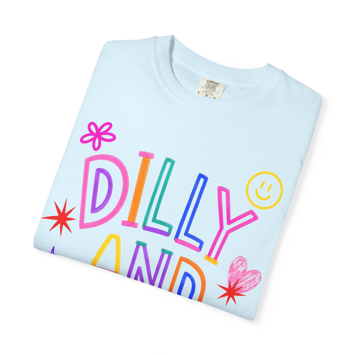 Dilly and Dally Colorful Graphic Tee