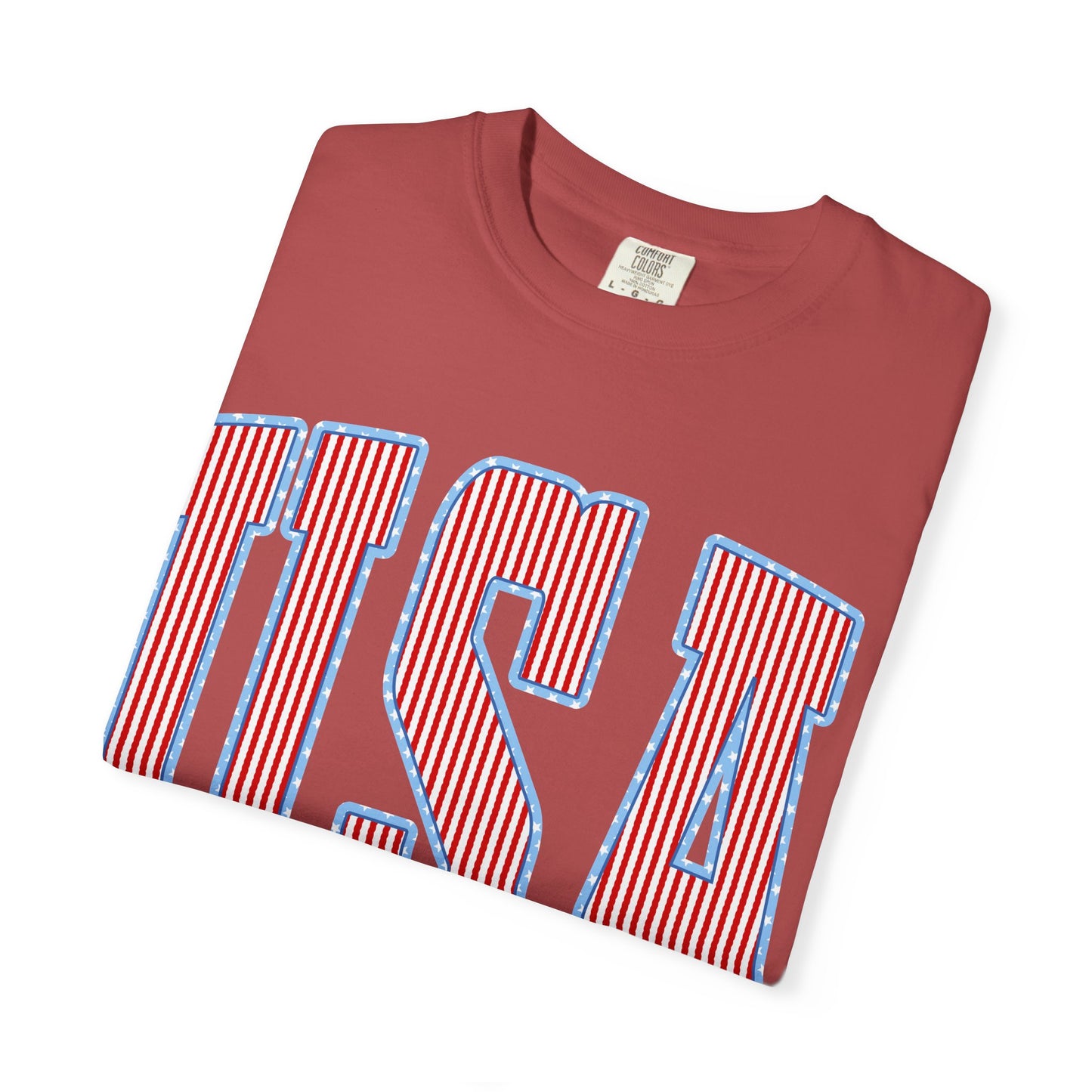 USA Stripe Patriotic Tee