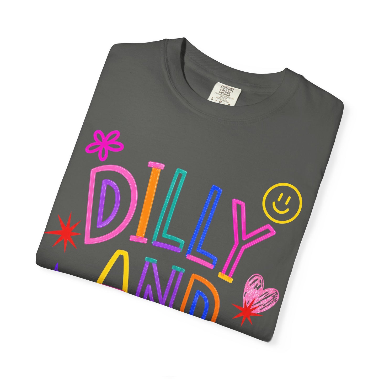 Dilly and Dally Colorful Graphic Tee