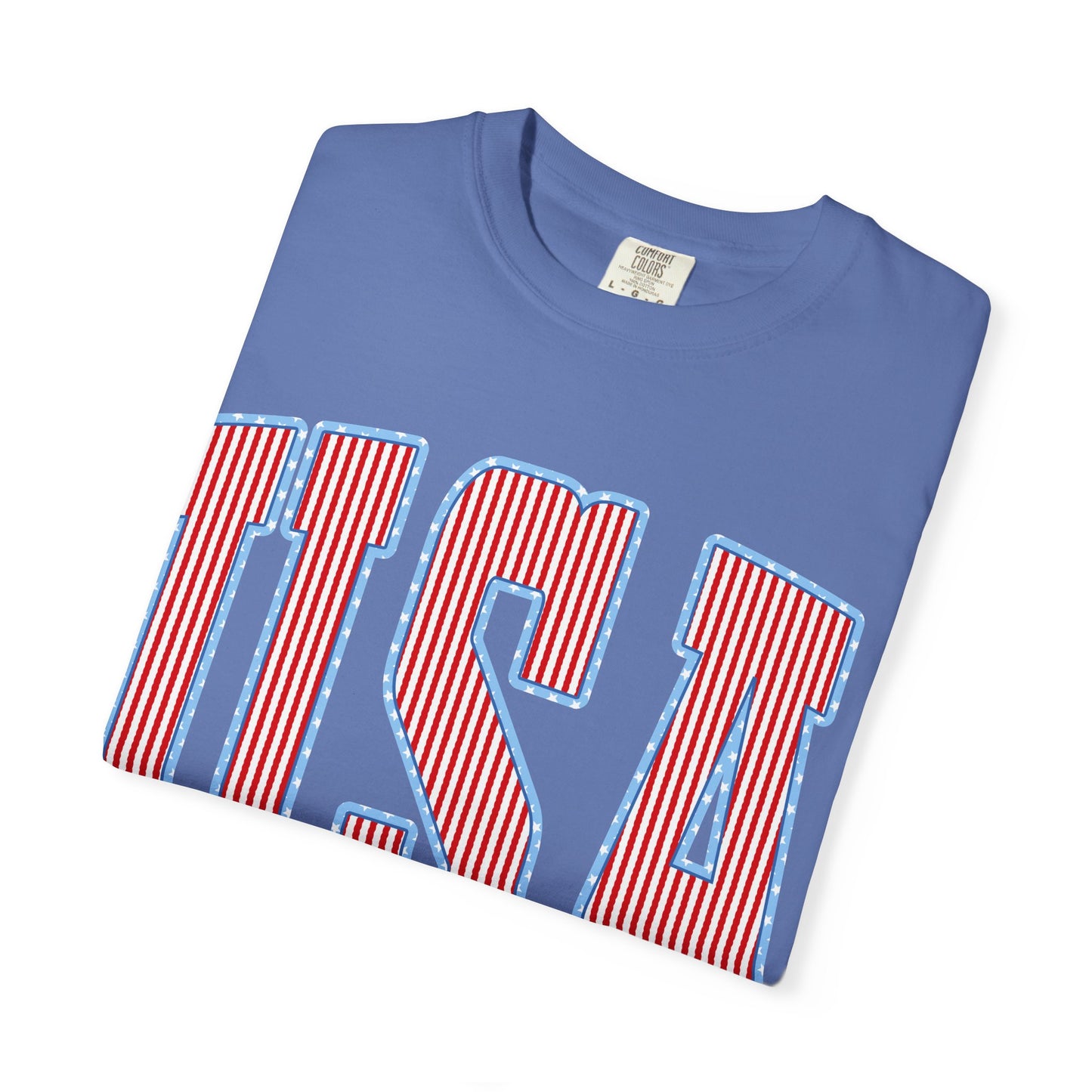 USA Stripe Patriotic Tee