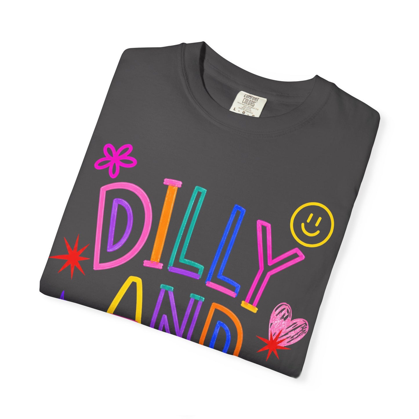 Dilly and Dally Colorful Graphic Tee