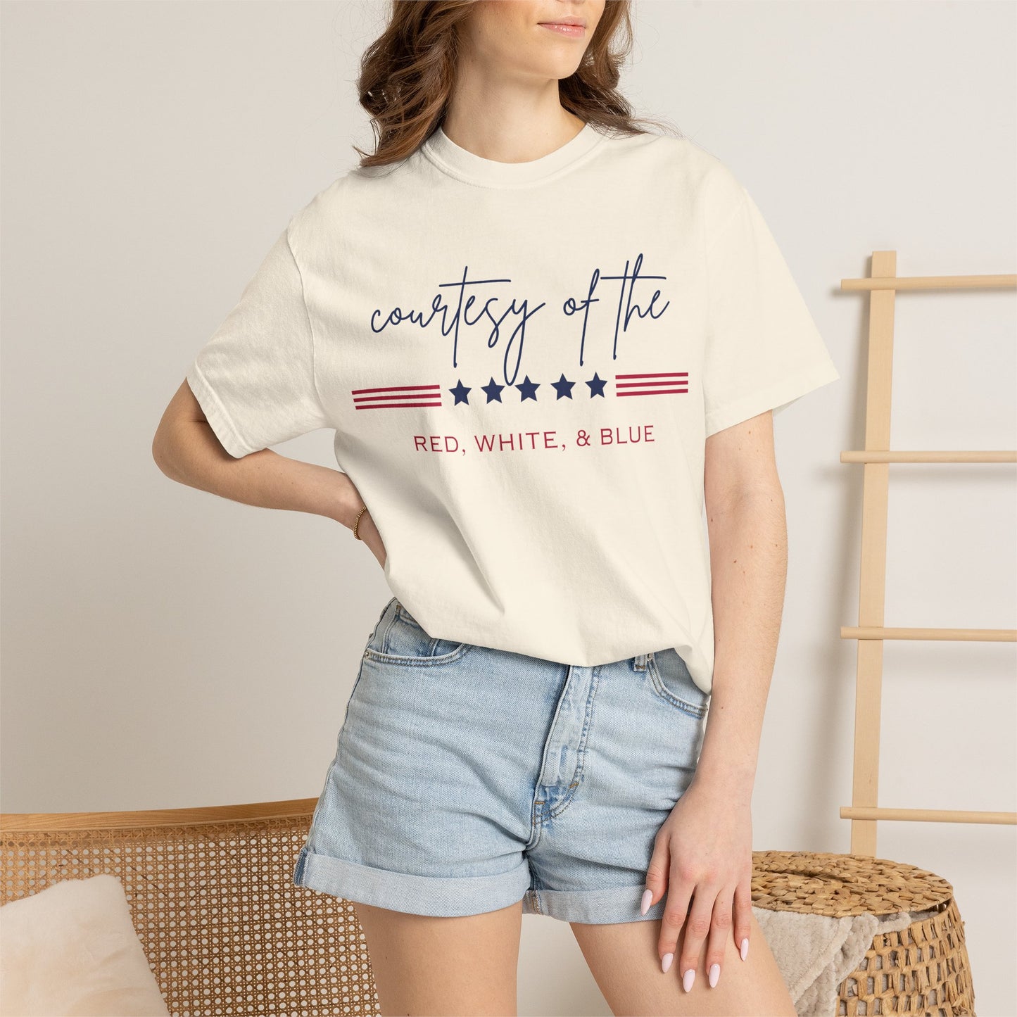 Courtesy of the Red, White & Blue Tee