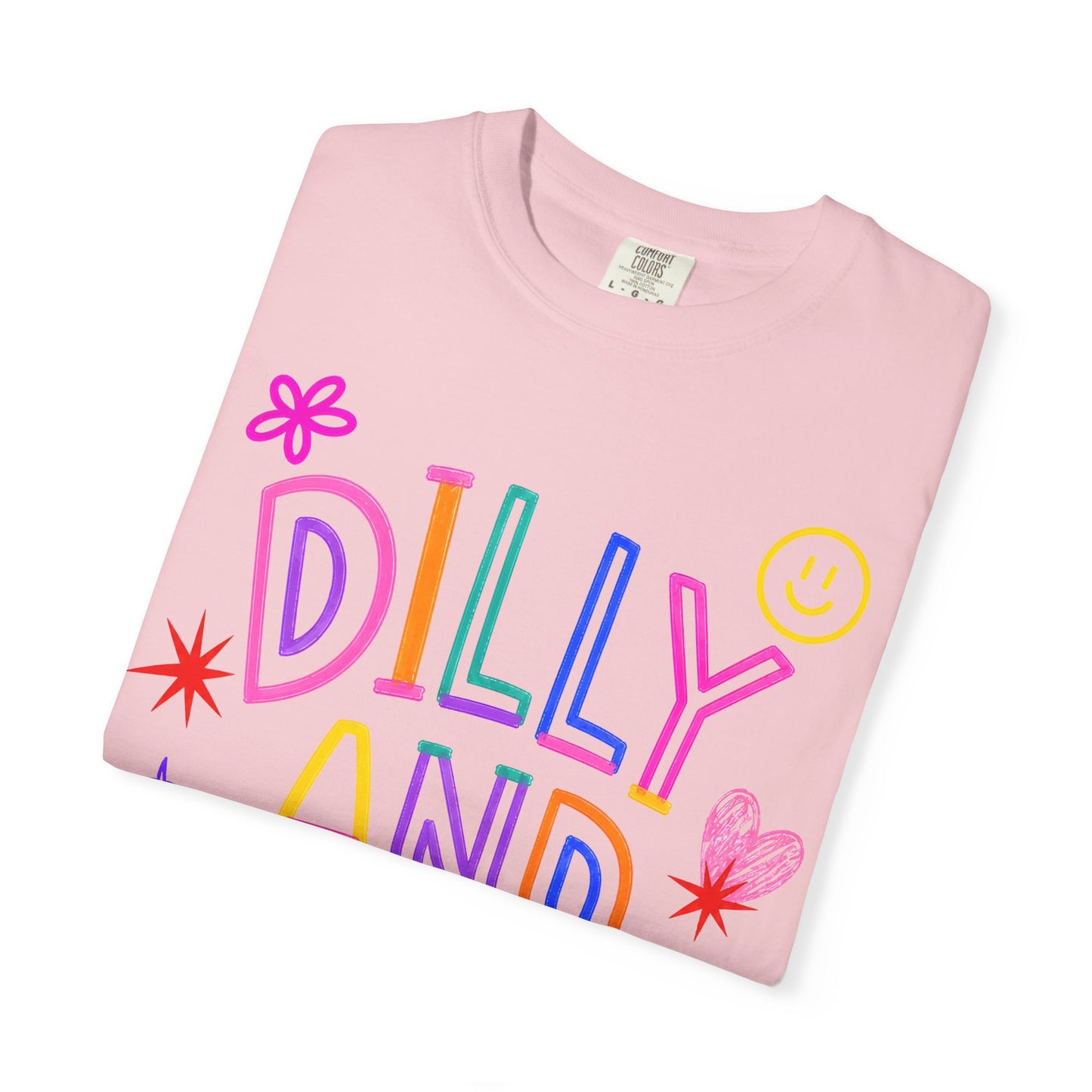 Dilly and Dally Colorful Graphic Tee
