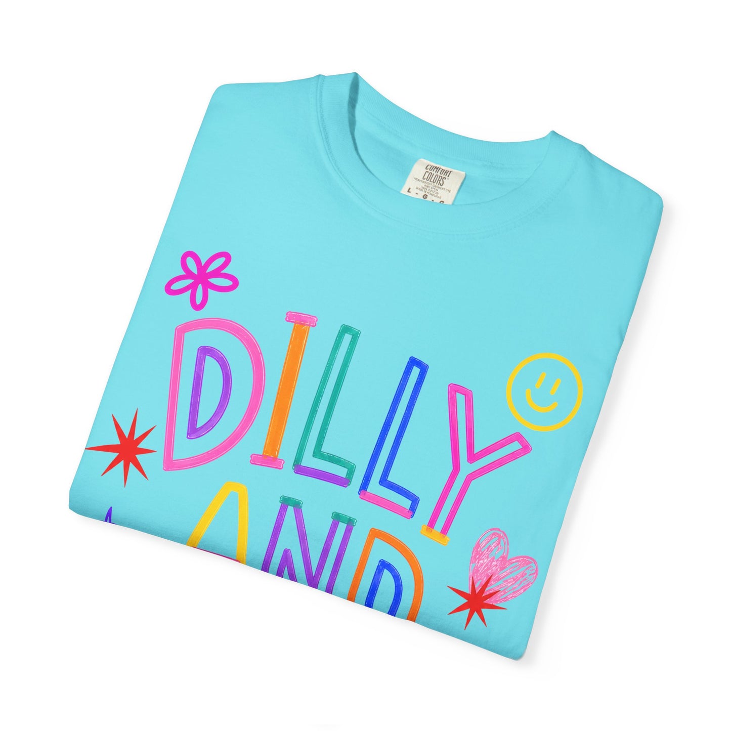 Dilly and Dally Colorful Graphic Tee