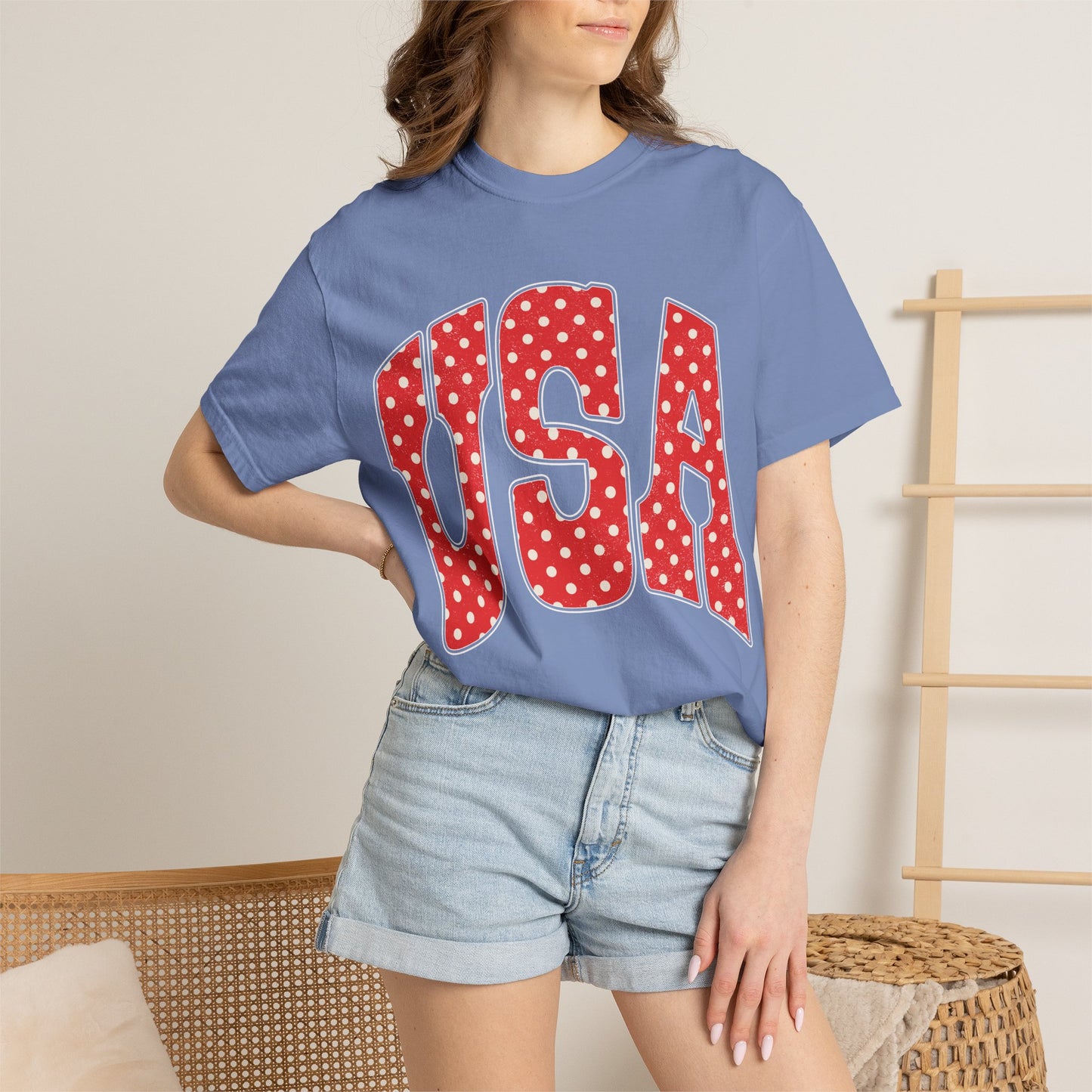 USA Polka Dot Patriotic Tee